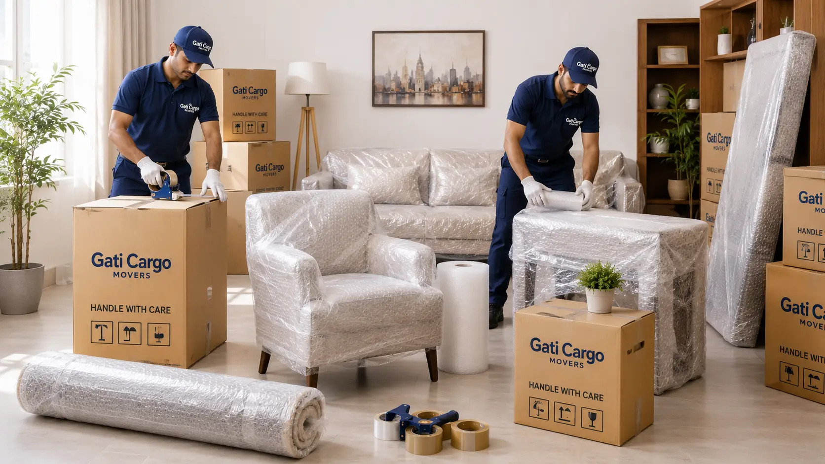 Gati cargo movers household goods packing and moving